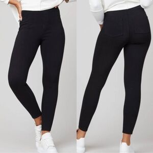 SPANX JEAN ISH ANKLE LEGGINGS BLACK SIZE 1X
